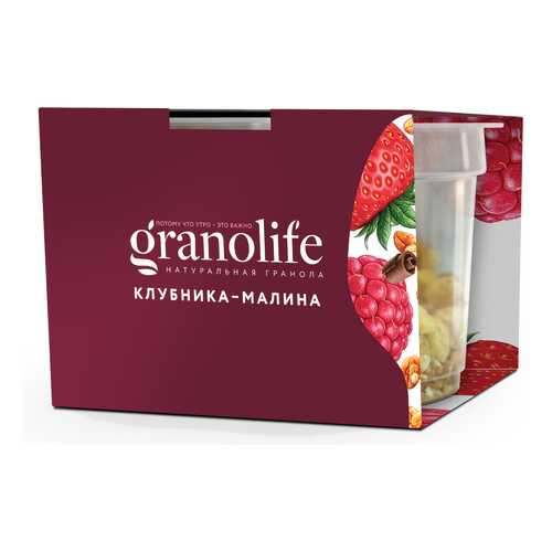 Гранола Granolife клубника-малина 60 г в Мария-Ра