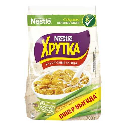 Хлопья Хрутка кукурузные хрустящие, обогащенные кальцием 700 г в Мария-Ра