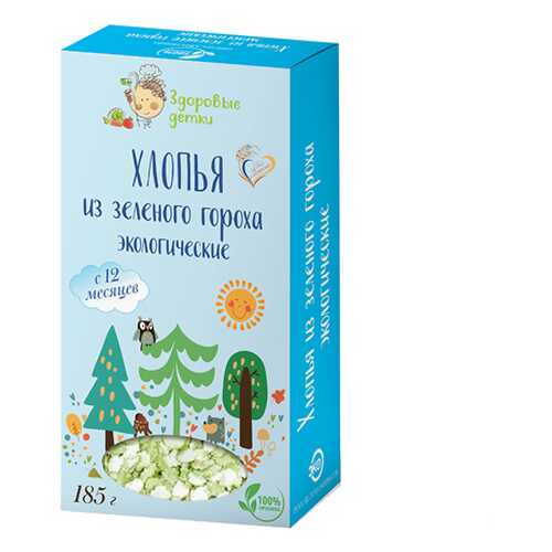 Хлопья из зеленого гороха Здоровые детки 185 г в Мария-Ра