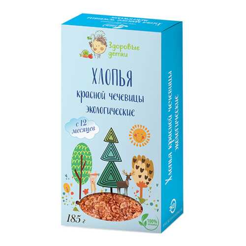 Хлопья красной чечевицы Здоровые детки 185 г в Мария-Ра