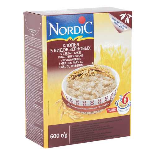 Хлопья Nordic 5 видов зерновых 600 г в Мария-Ра