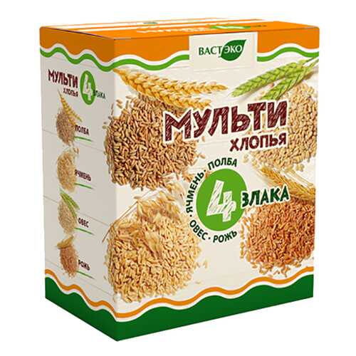 Мульти хлопья Вастэко 4 злака в Мария-Ра