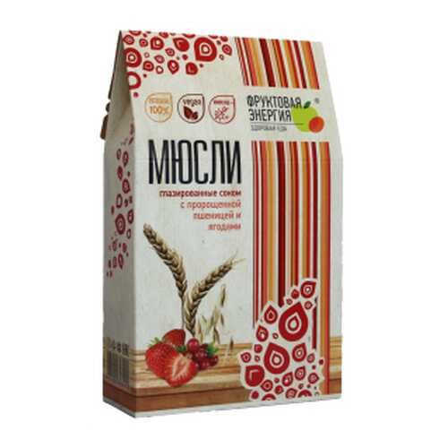 Мюсли мультизлаковые ягодные Фруктовая Энергия 310 г в Мария-Ра