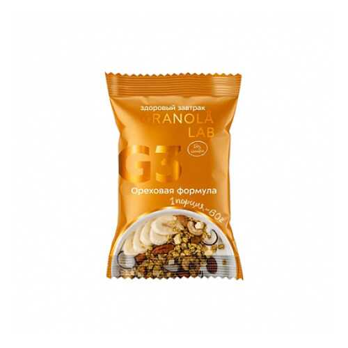 Завтрак готовый гранола Ореховая формула Granola.Lab 60 г в Мария-Ра