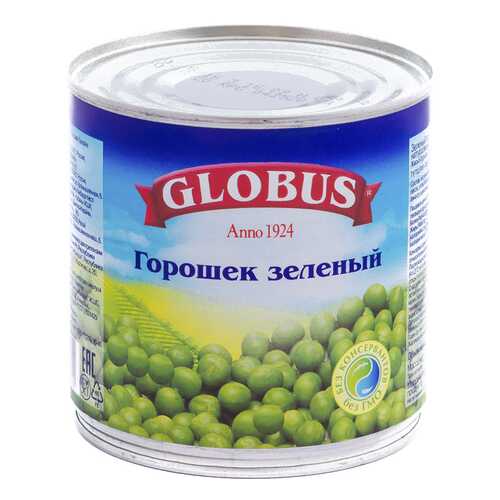 Горошек Globus зеленый 425 мл в Мария-Ра
