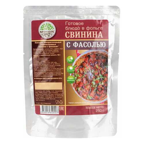 Готовое блюдо Кронидов свинина с фасолью 250 г в Мария-Ра