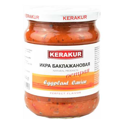Икра Kerakur баклажанная острая 500 г в Мария-Ра