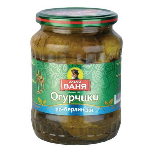 Огурчики маринованные Дядя Ваня по-берлински 680 г в Мария-Ра