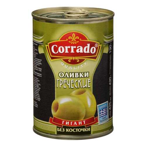 Оливки Corrado греческие гигант без косточки 420 г в Мария-Ра