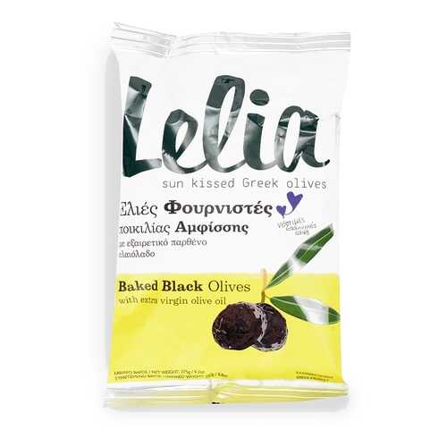 Оливки Lelia Фурнистес с косточкой сушеные в оливковом масле 275 г сашет Греция в Мария-Ра
