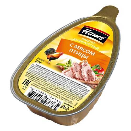 Паштет Hame Деликатесный из мяса птицы 105г в Мария-Ра