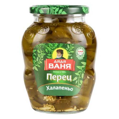 Перец Дядя Ваня халапеньо маринованный 350 г в Мария-Ра