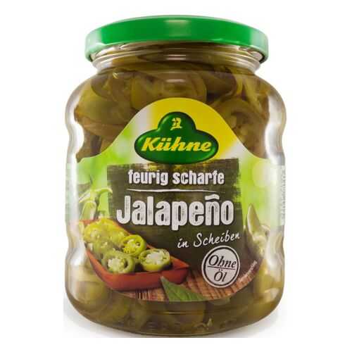 Перец халапеньо Kuhne резаный 330 г в Мария-Ра