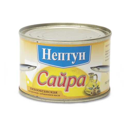 Сайра натуральная Нептун 240 гр. в Мария-Ра