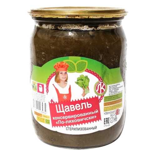 Щавель Ляховичи консервированный 490 г в Мария-Ра