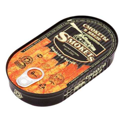 Смокеты Smoked&Served вкусные консервы в растительном масле 175 г в Мария-Ра