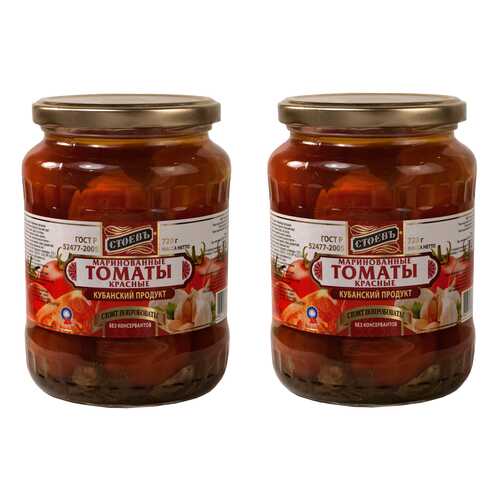 Томаты Стоевъ маринованые 720 г 2 шт в Мария-Ра