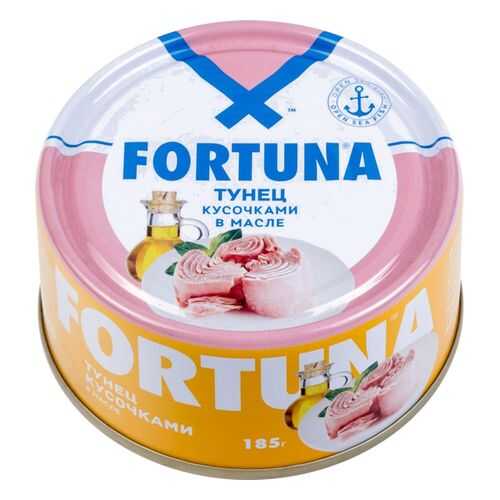Тунец кусочки Fortuna в масле 185 г в Мария-Ра