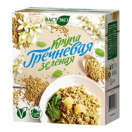 Крупа гречневая Вастэко зеленая 500 г в Мария-Ра