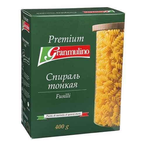 Макароны Granmulino спираль тонкая премиум 400 г в Мария-Ра