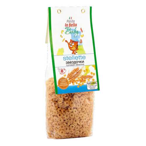 Макароны pasta la Bella baby звездочки суповая засыпка в Мария-Ра