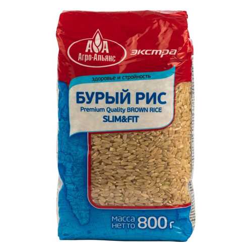 Рис Агро-Альянс бурый 800 г в Мария-Ра