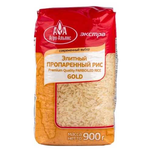 Рис Агро-Альянс пропаренный gold экстра 900 г в Мария-Ра