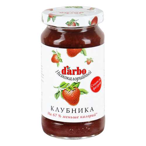 Конфитюр D'arbo клубника низкокалорийный 220 г в Мария-Ра