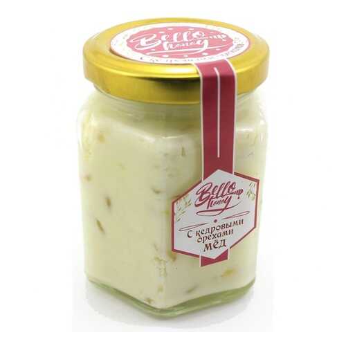 Крем-мед BelloHoney с кедровыми орехами 260 г в Мария-Ра