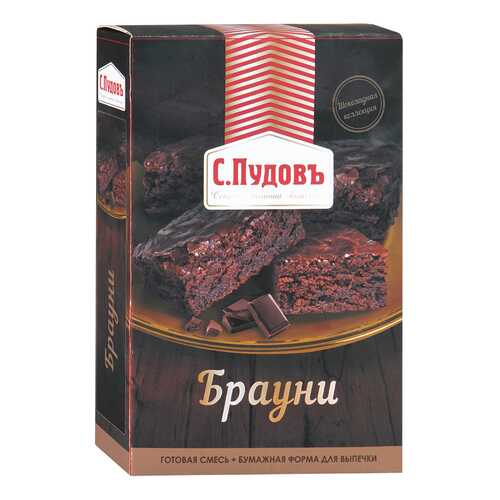 Готовая мучная смесь для выпечки С.Пудовъ брауни 350 г в Мария-Ра