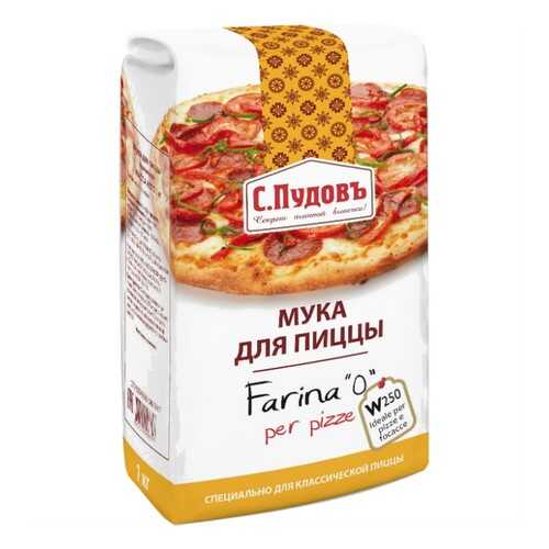 Мука для пиццы С.Пудовъ 1 кг в Мария-Ра