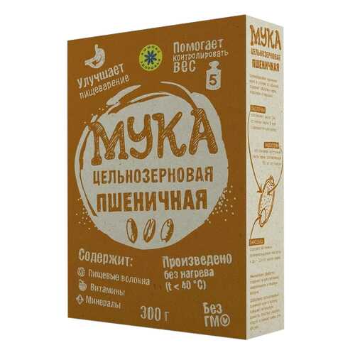 Мука Компас Здоровья цельнозерновая пшеничная 300 г в Мария-Ра