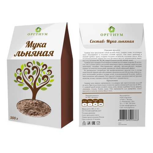 Мука льняная Оргтиум экологическая 300 г в Мария-Ра