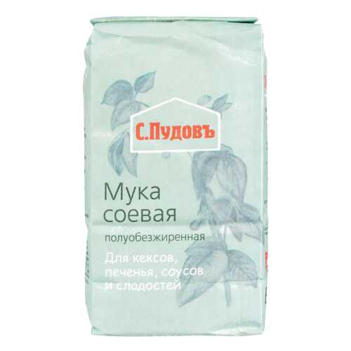 Мука соевая С.Пудовъ полуобезжиренная 400 г в Мария-Ра