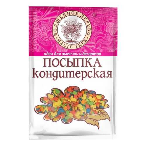 Посыпка кондитерская Волшебное дерево пасхальная смесь 40 г в Мария-Ра