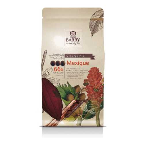 Шоколад Cacao Barry MEXIQUE - Темный, 66%, 1кг. (CHD-N66MEX-2B-U75) в Мария-Ра