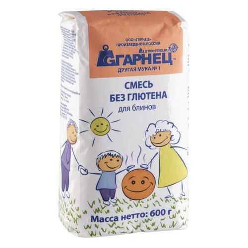 Смесь для блинов Гарнец без глютена 600 г в Мария-Ра