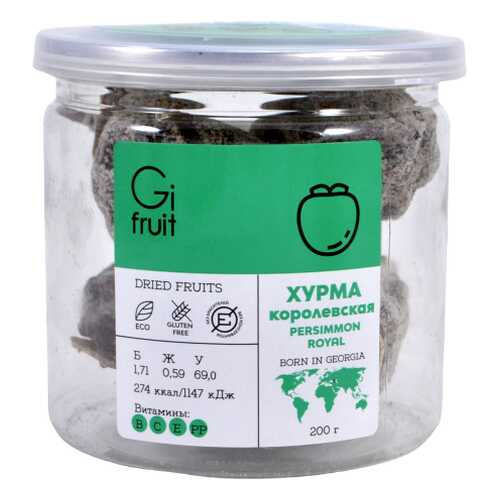 Хурма Королевская сушеная GIFRUIT, 200г в Мария-Ра