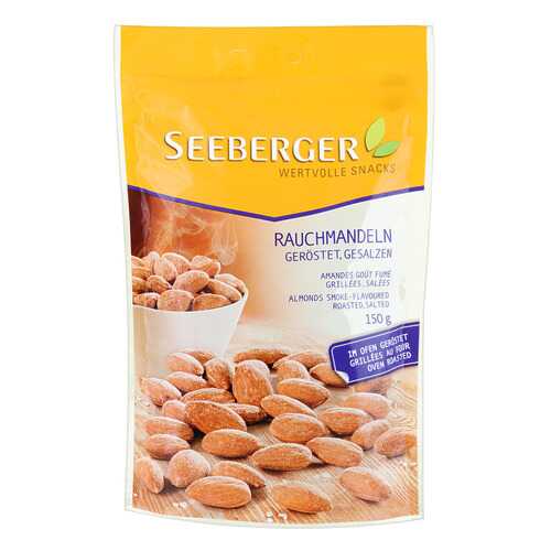 Миндаль копченый обжареный с солью Seeberger 150 г в Мария-Ра