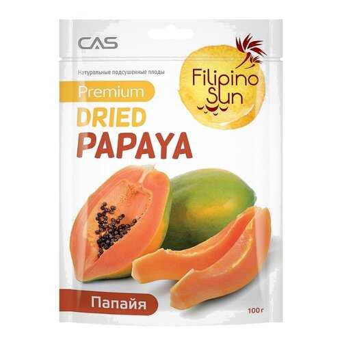 Плоды папайи сушеные Filipino Sun 100 г в Мария-Ра
