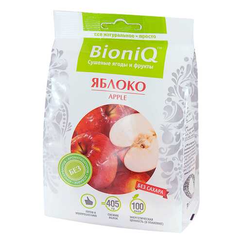 Яблоко BioniQ сушеное 50г в Мария-Ра