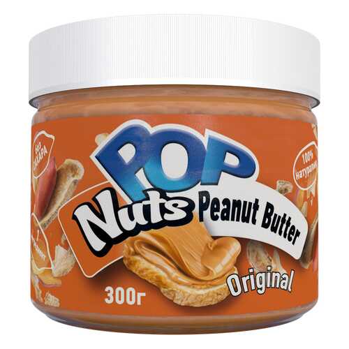 Арахисовая паста POP Nuts Peanut Butter Original, Натуральная, 300 г в Мария-Ра