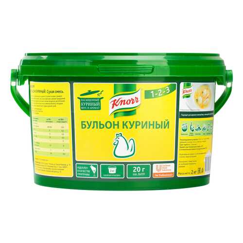 Бульон Knorr куриный сухая смесь 2 кг в Мария-Ра