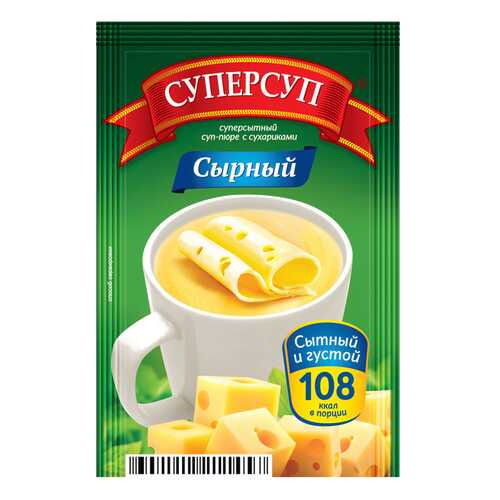 Суперсуп-пюре Суперсытный сырный с сухариками 26.5 г в Мария-Ра