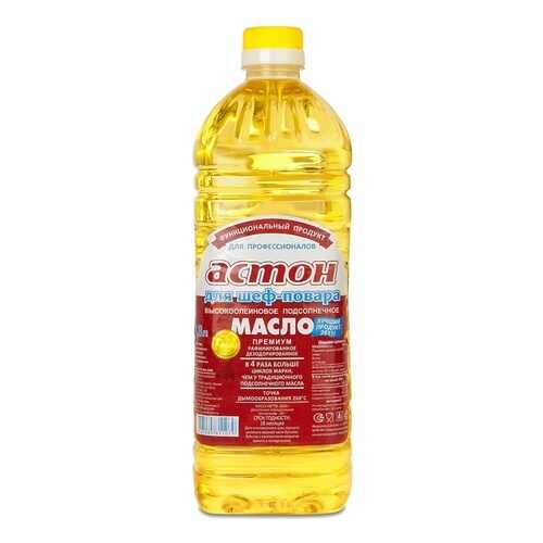 Масло Астон подсолнечное рафинированное дезодорированное 1.8 л в Мария-Ра