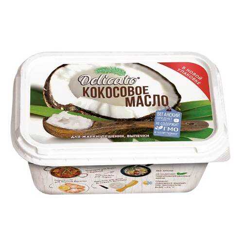Масло DELICATO кокосовое 200гр в Мария-Ра