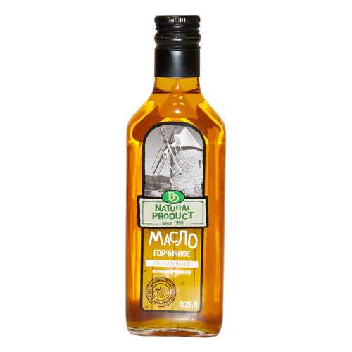 Масло горчичное коричневое 100% нерафинированное 250 г в Мария-Ра
