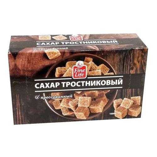 Сахар Fine Life тростниковый коричневый кусковой прессованный 1 кг в Мария-Ра