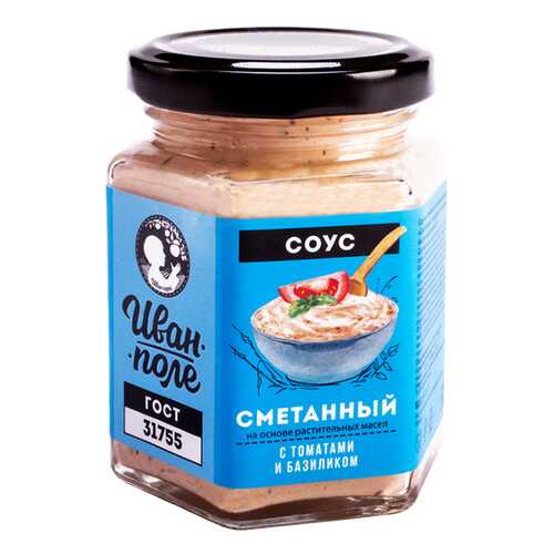 Соус Иван-поле сметанный с томатами и базиликом 170 г в Мария-Ра