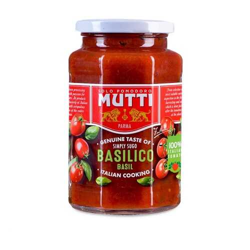 Соус томатный Mutti с базиликом Mutti S.p.A. 400г стекло Италия в Мария-Ра